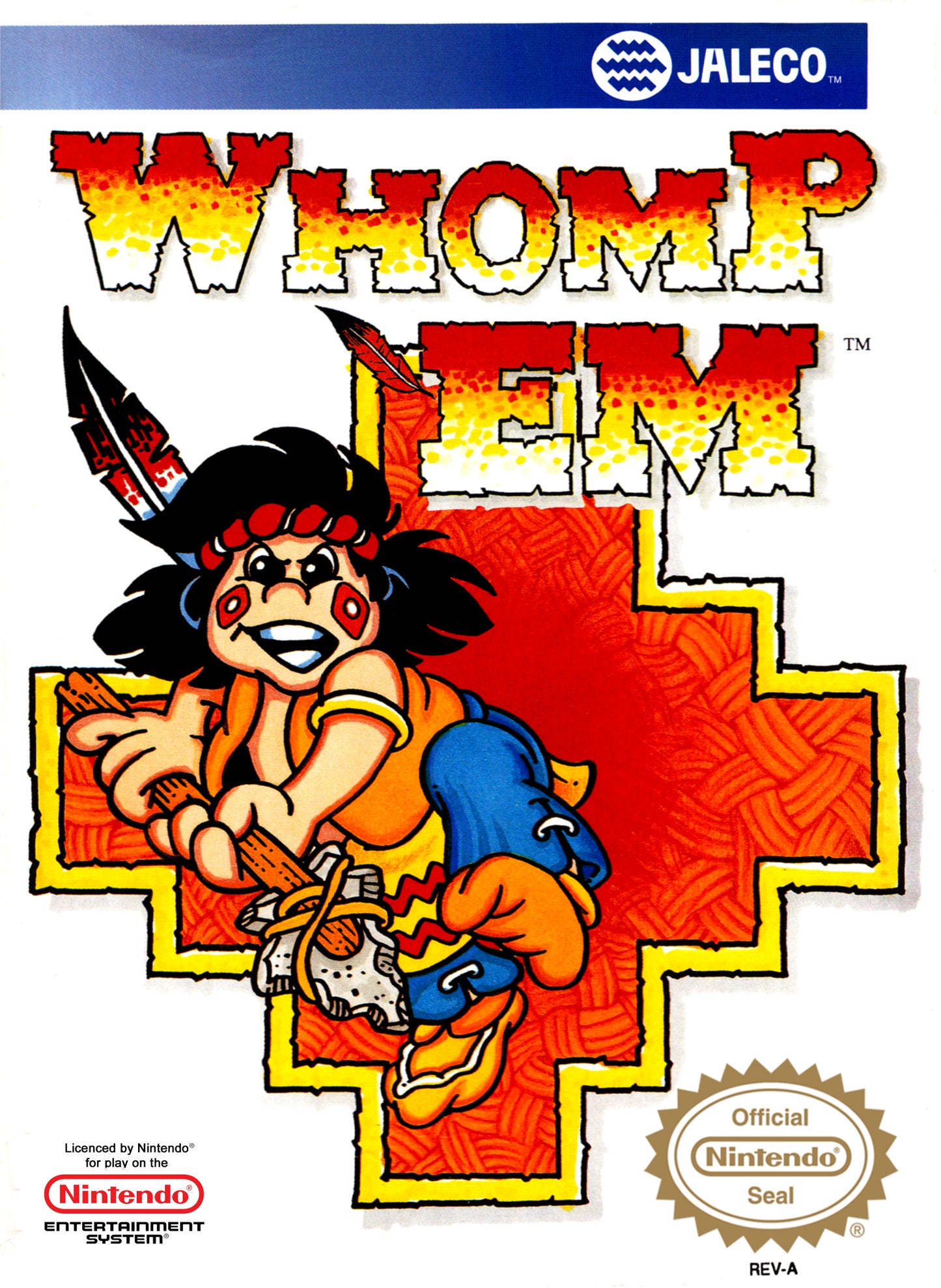 WHOMP 'EM - NES (W/BOX & MANUAL)