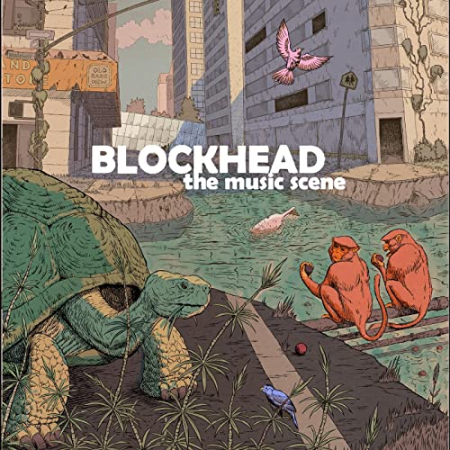 BLOCKHEAD - THE MUSIC SCENE (OPAQUE TEAL VINYL)