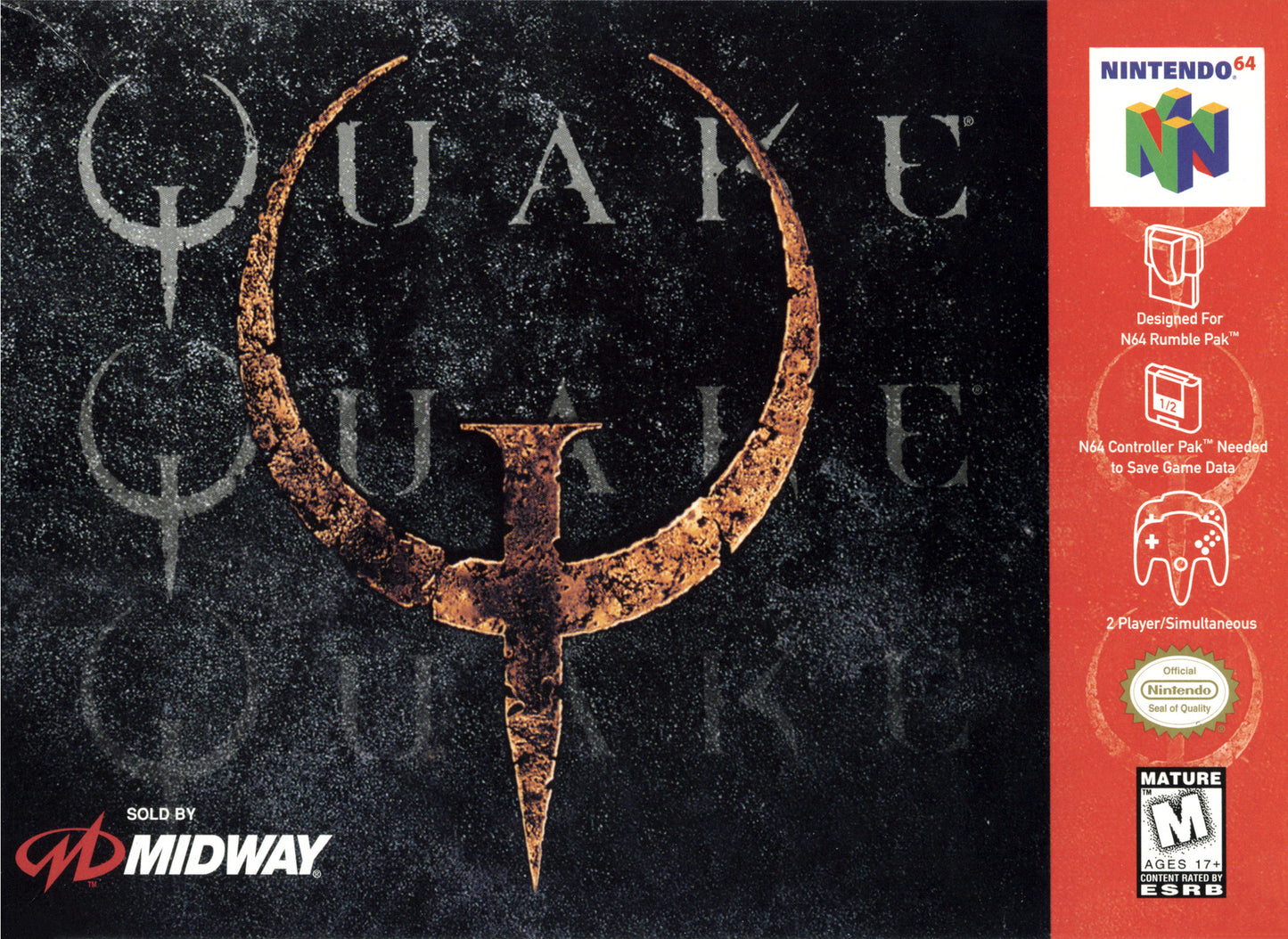 QUAKE - N64 (W/BOX & MANUAL)