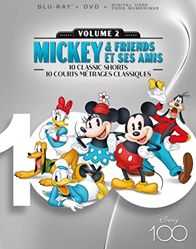 MICKEY & FRIENDS: 10 CLASSIC SHORTS - BLU-INC. DVD COPY