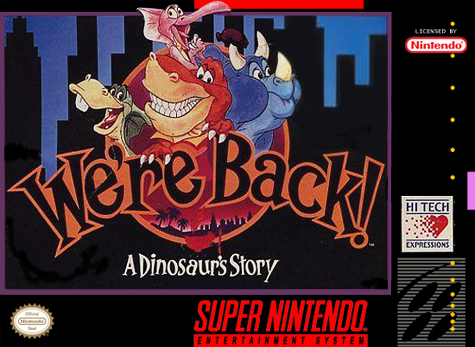 WE'RE BACK: A DINOSAUR STORY - SNES (W/BOX & MANUAL)