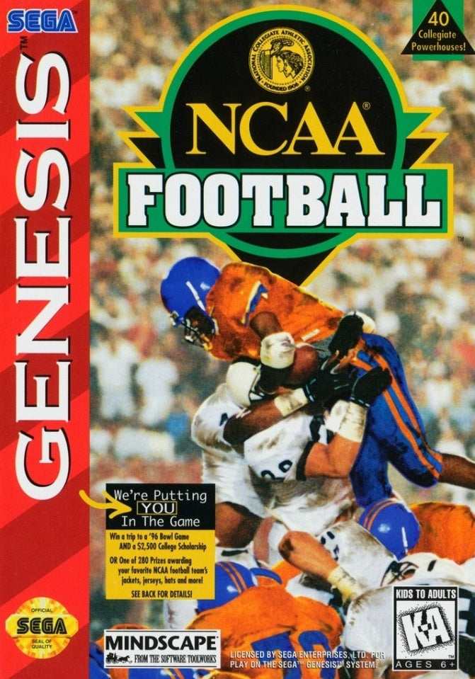 NCAA FOOTBALL - SNES (W/BOX)