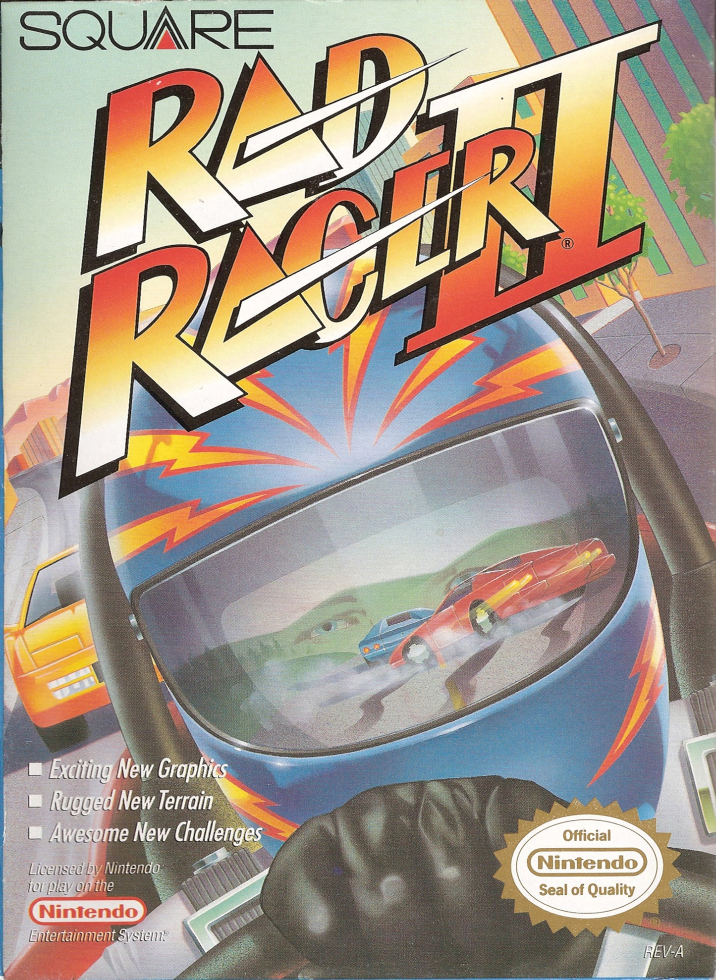 RAD RACER II - NES (W/BOX & MANUAL)