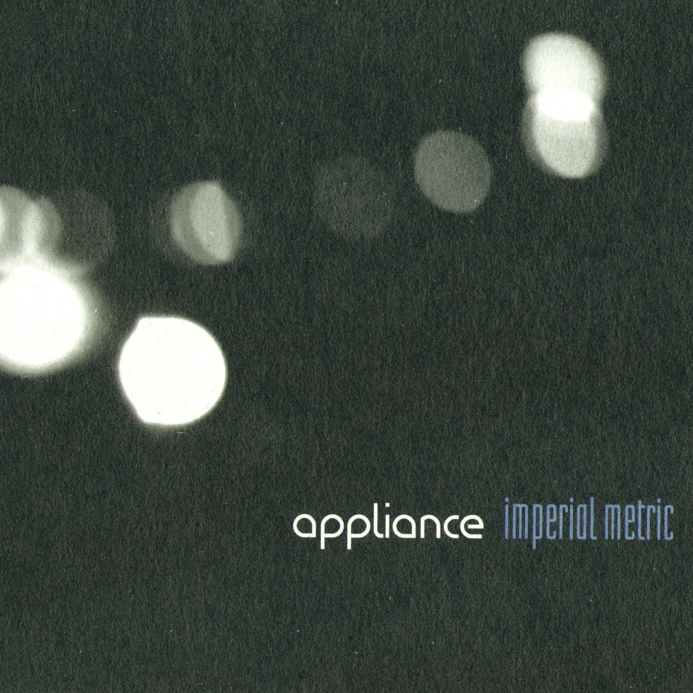 APPLIANCE - IMPERIAL METRIC