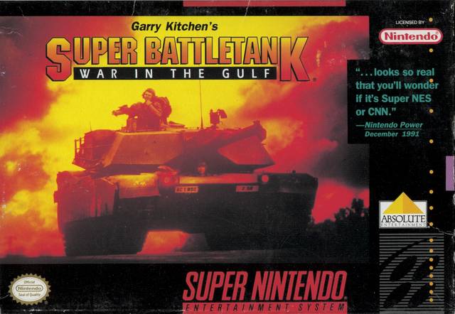 SUPER BATTLETANK: WAR IN THE GULF - SNES (W/BOX & MANUAL)