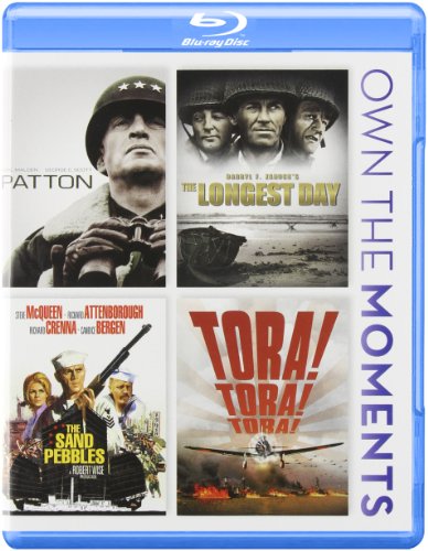 PATTON/LONGEST DAY/SAND PEBBLES/TORA! TO - BLU-FOUR FILM COLLECTION