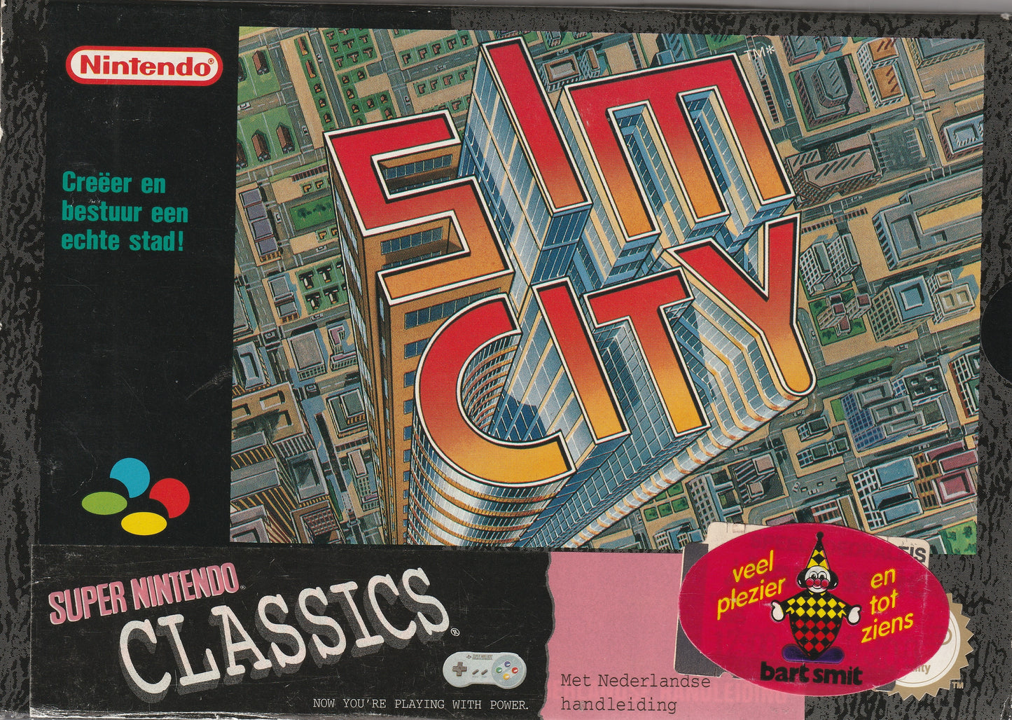 SIM CITY - SNES (W/BOX)