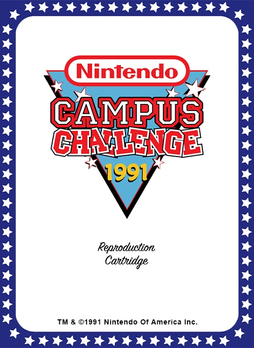 NINTENDO CAMPUS CHALLENGE 1991 - NES