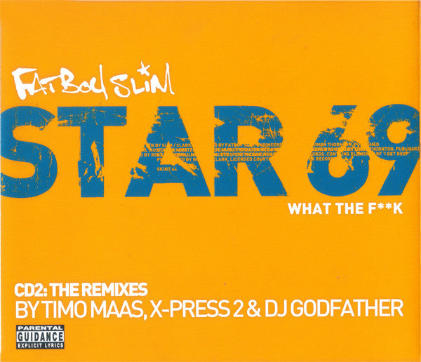FATBOY SLIM - STAR69 (CDS)