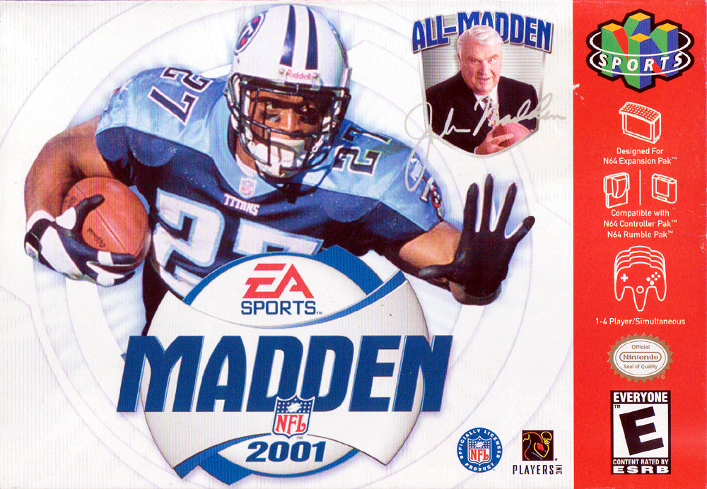 MADDEN NFL 2001 - N64 (W/BOX)