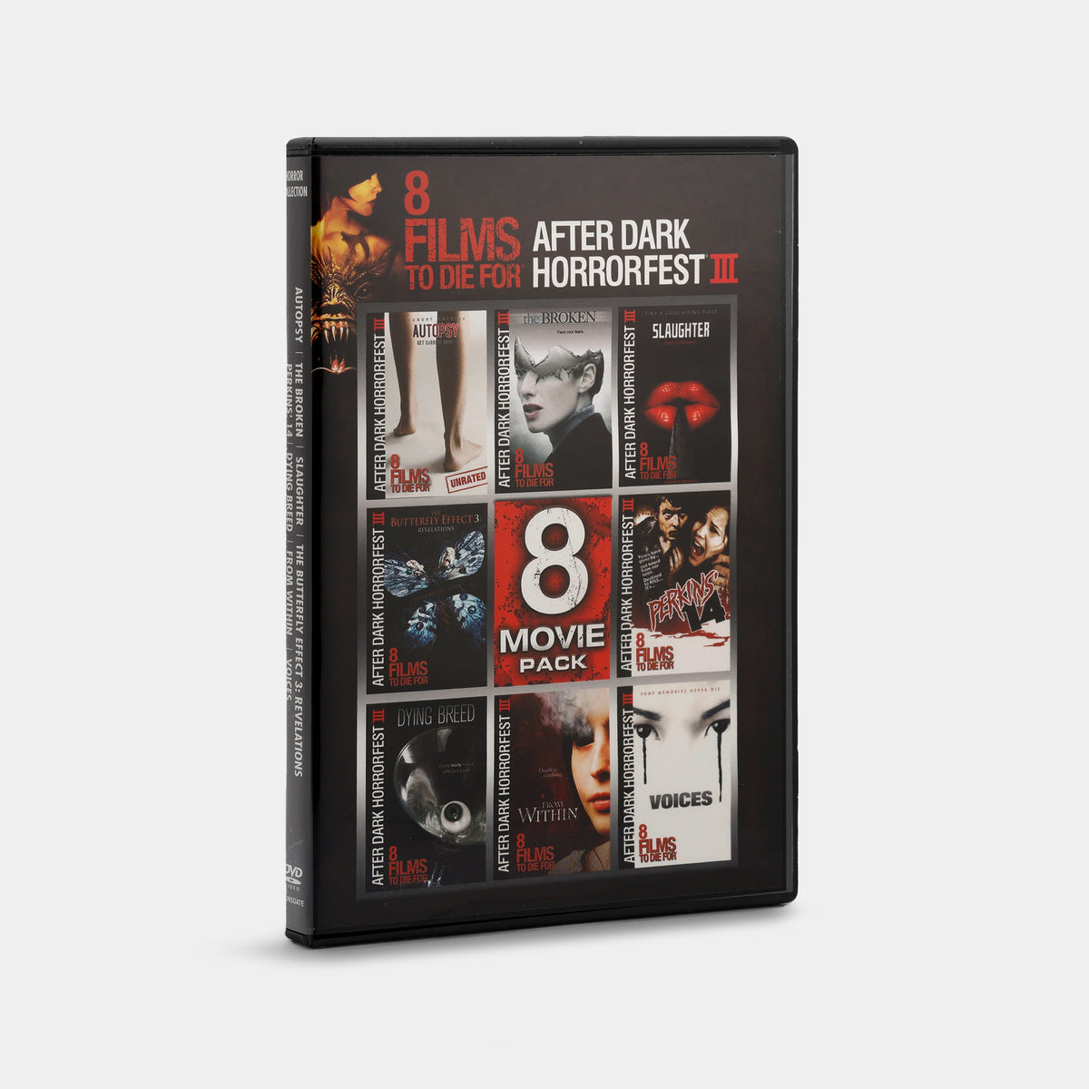 AFTER DARK HORRORFEST VOL. 3 - DVD-8 FILMS TO DIE FOR