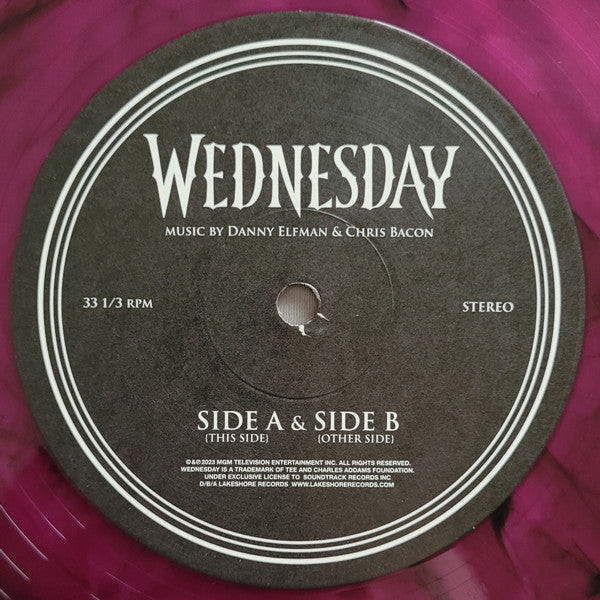 Danny Elfman & Chris Bacon - Wednesday OST (Purple) (Used LP)