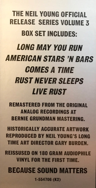 Neil Young - Official Release Series Discs 8.5-12 (Sealed) (Used LP)