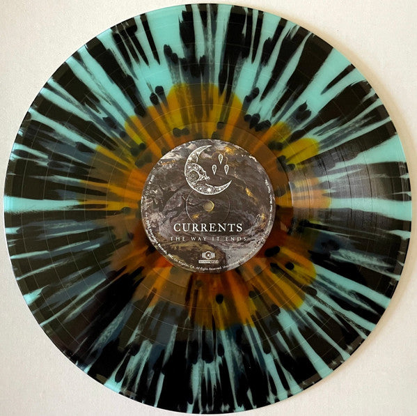 Currents - Way It Ends (Orange In Electric Blue W/Black Splatter) (Used LP)