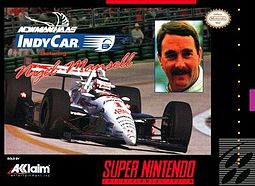 NEWMAN HAAS INDY CAR FEATURING NIGEL MA - SNES (W/BOX & MANUAL)