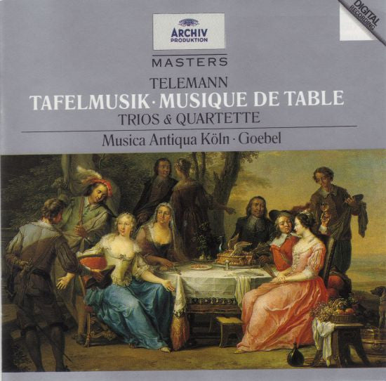 TELEMANN, GEORG PHILIPP - TAFELMUSIK: MUSIQUE DE TABLE