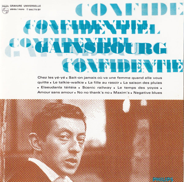 GAINSBOURG, SERGE - CONFIDENTIEL (REMASTERED)