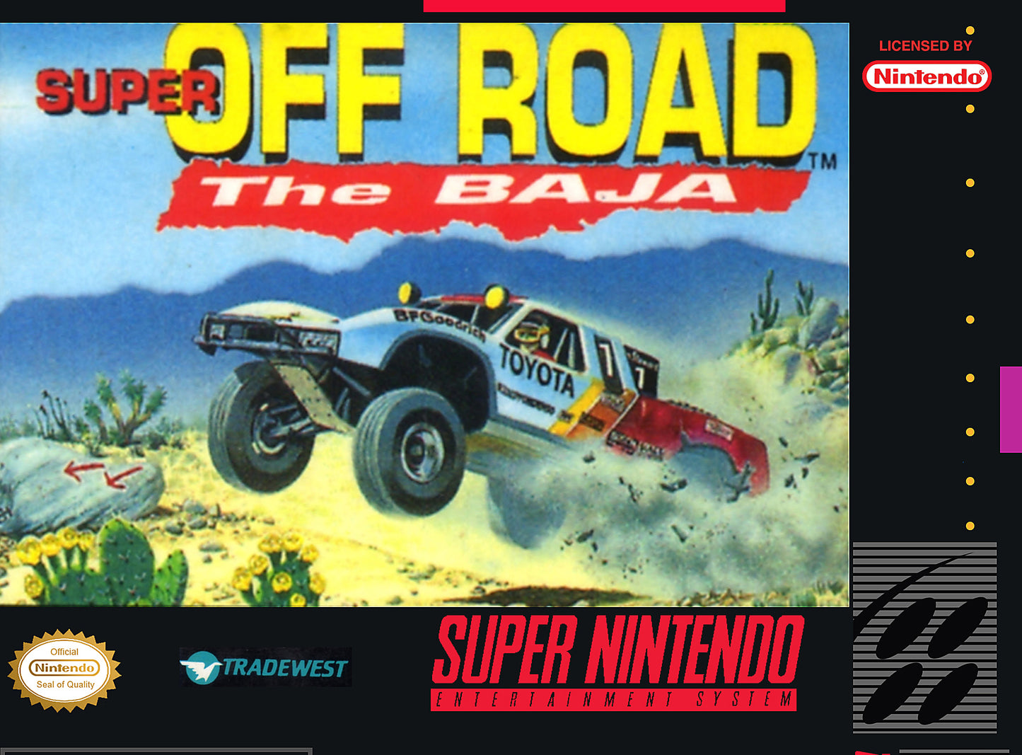 SUPER OFF ROAD - SNES (W/BOX)