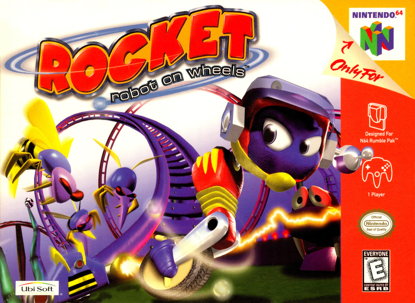 ROCKET: ROBOT ON WHEELS - N64 (W/BOX)