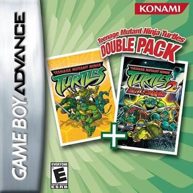 TEENAGE MUTANT NINJA TURTLES DOUBLE PACK - GBA