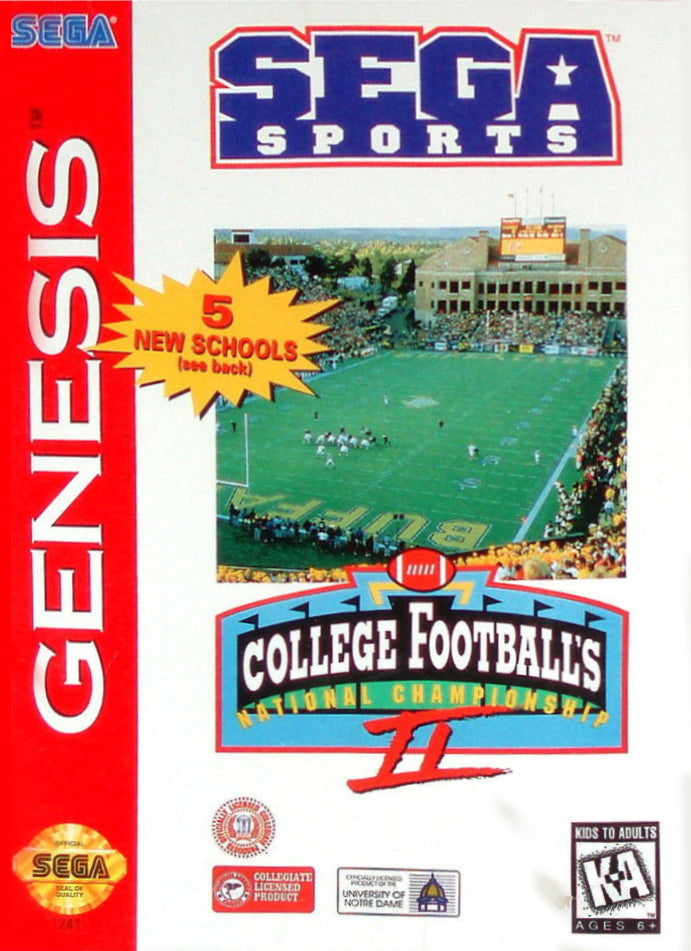COLLEGE FOOTBALL'S NATIONAL CHAMPIONSHIP - GENESIS