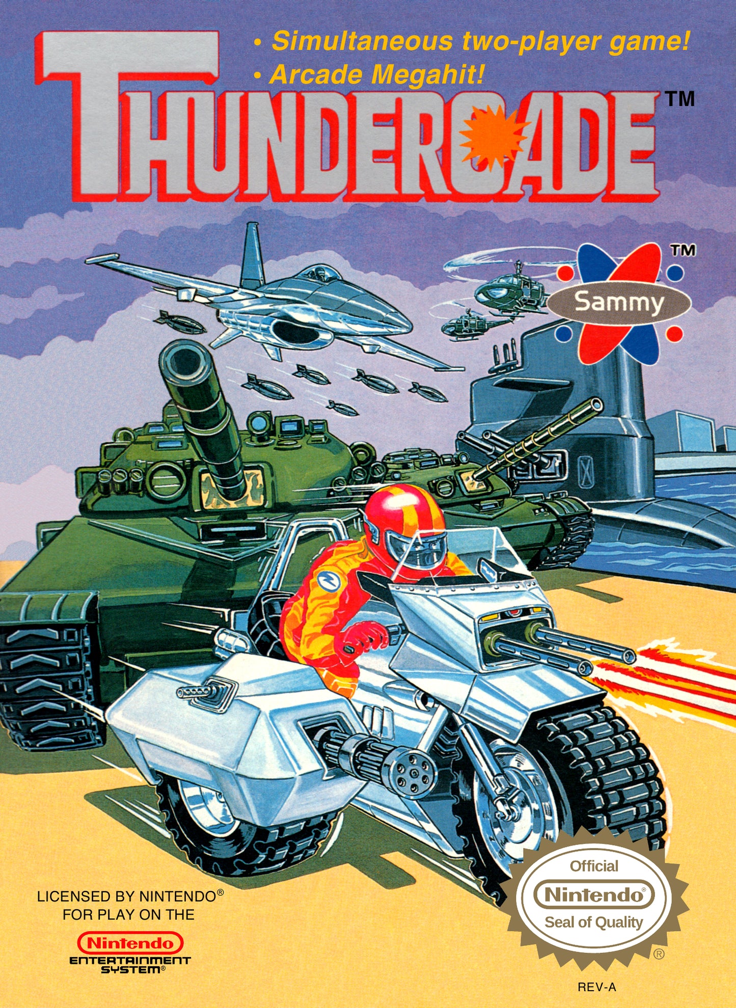 THUNDERCADE - NES (W/BOX & MANUAL)