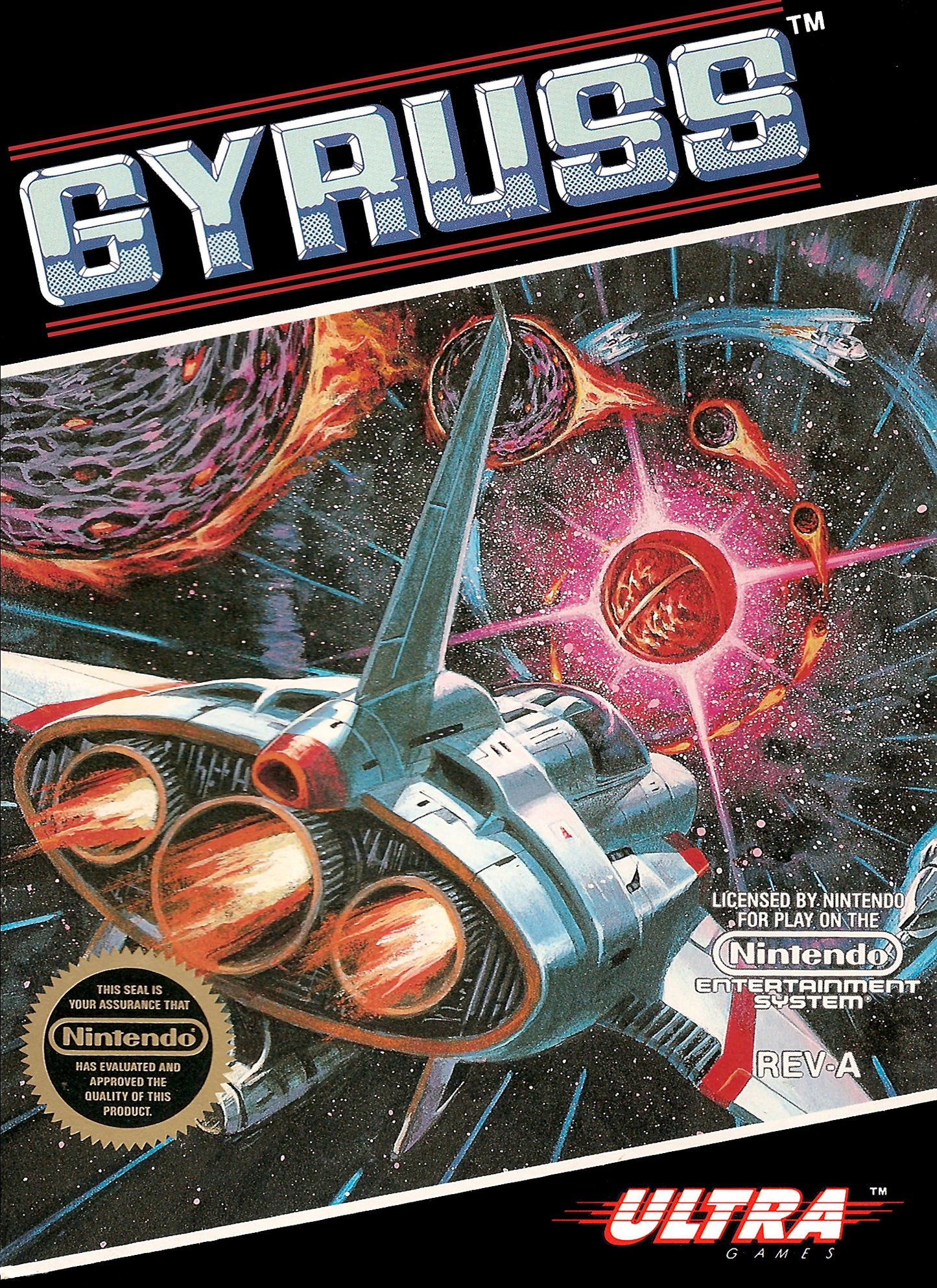 GYRUSS - NES (W/BOX & MANUAL)