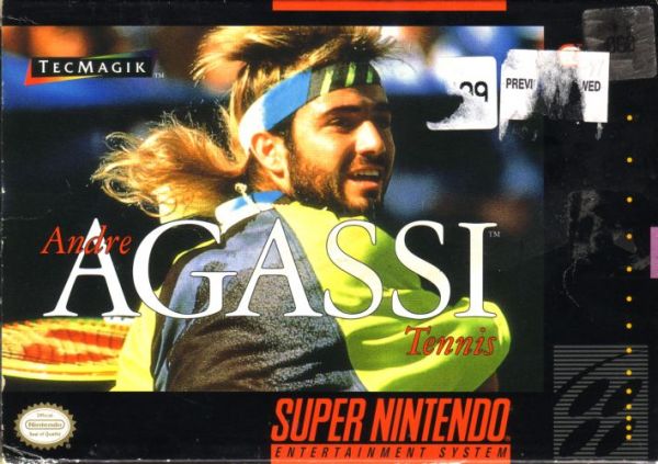 ANDRE AGASSI TENNIS - SNES