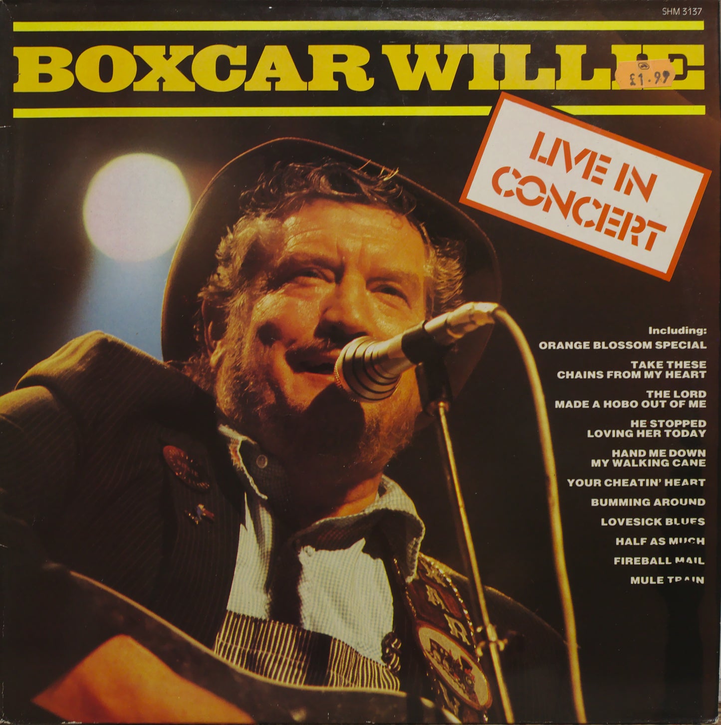 BOXCAR WILLIE - LIVE IN CONCERT