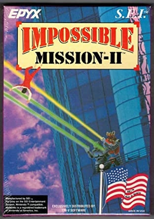 IMPOSSIBLE MISSION II - NES (W/BOX & MANUAL)