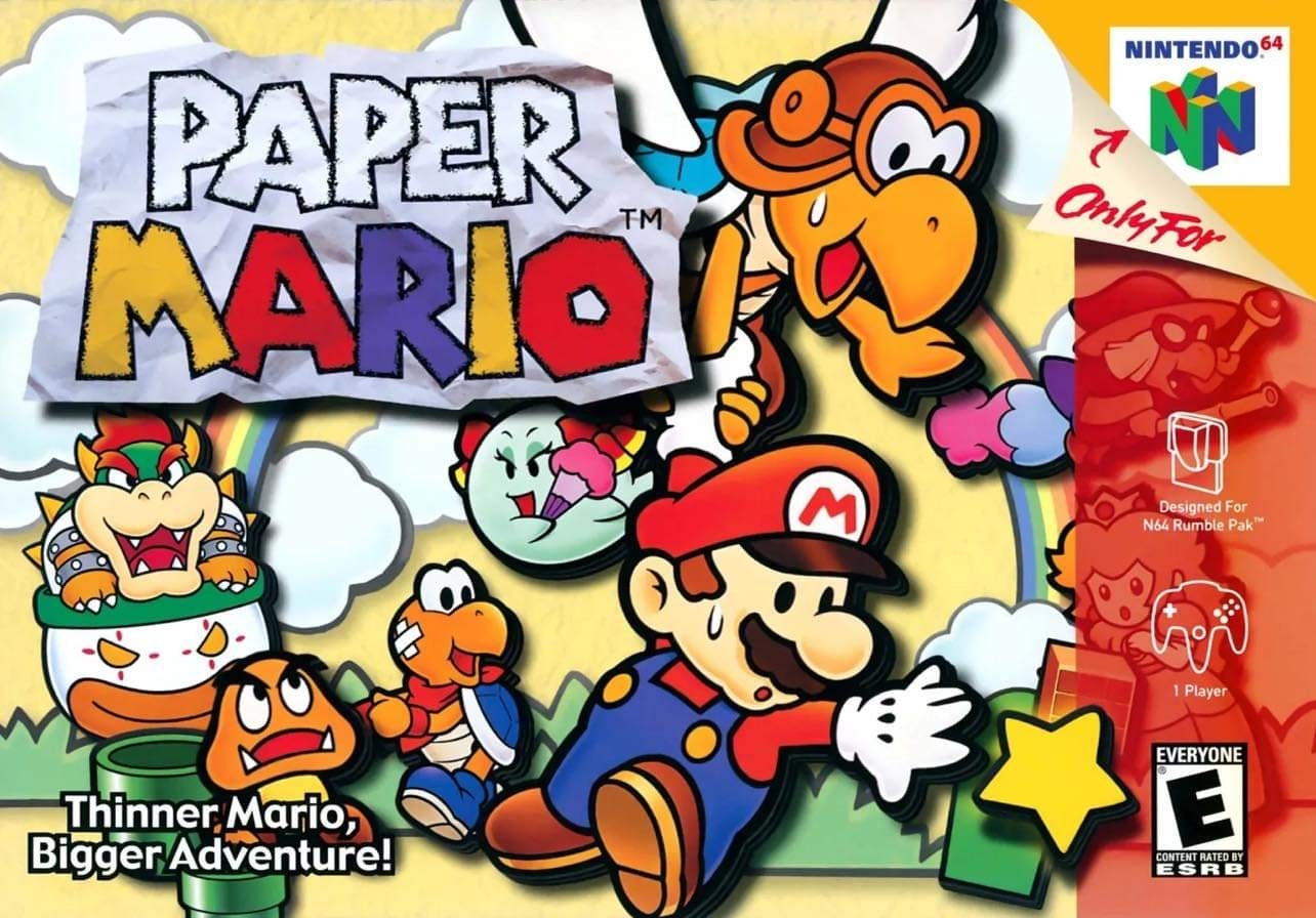 PAPER MARIO - N64 (W/BOX)