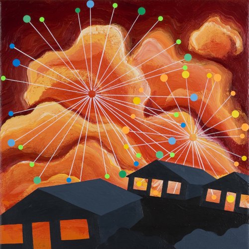 FIGURINES - WHEN THE DEER WORE BLUE