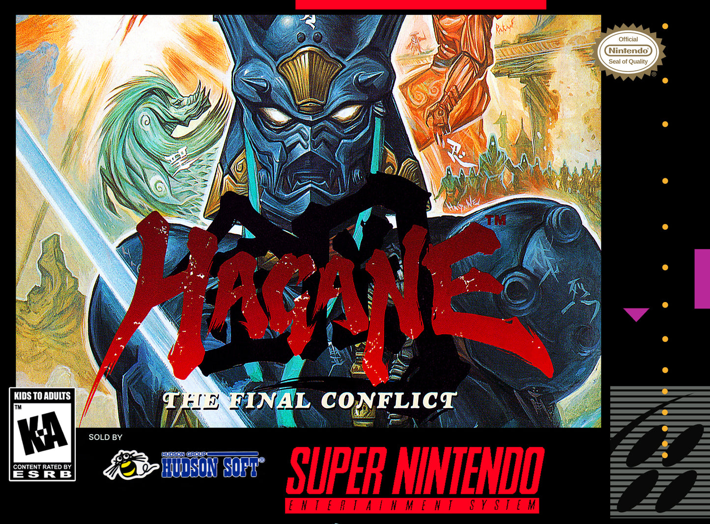 HAGANE: THE FINAL CONFLICT - SNES (W/BOX & MANUAL)