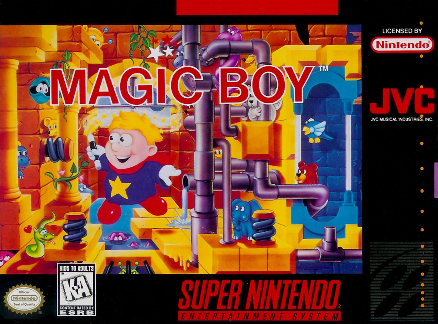 MAGIC BOY - SNES (W/BOX & MANUAL)