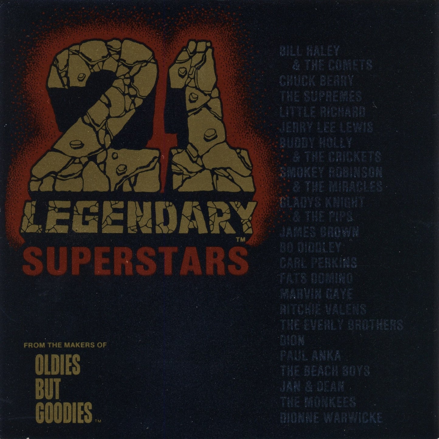 VARIOUS - 21 LEGENDARY SUPERSTARS