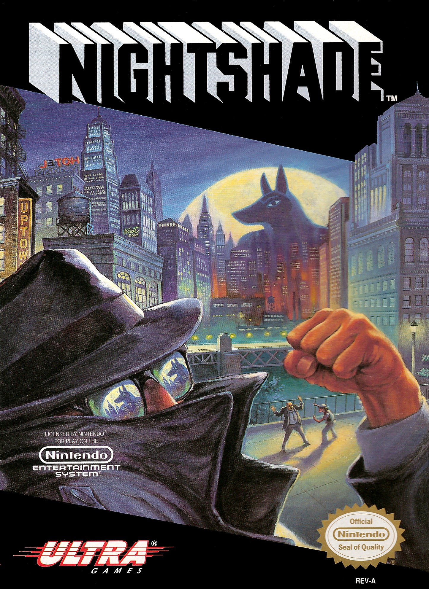 NIGHTSHADE - NES (W/BOX & MANUAL)