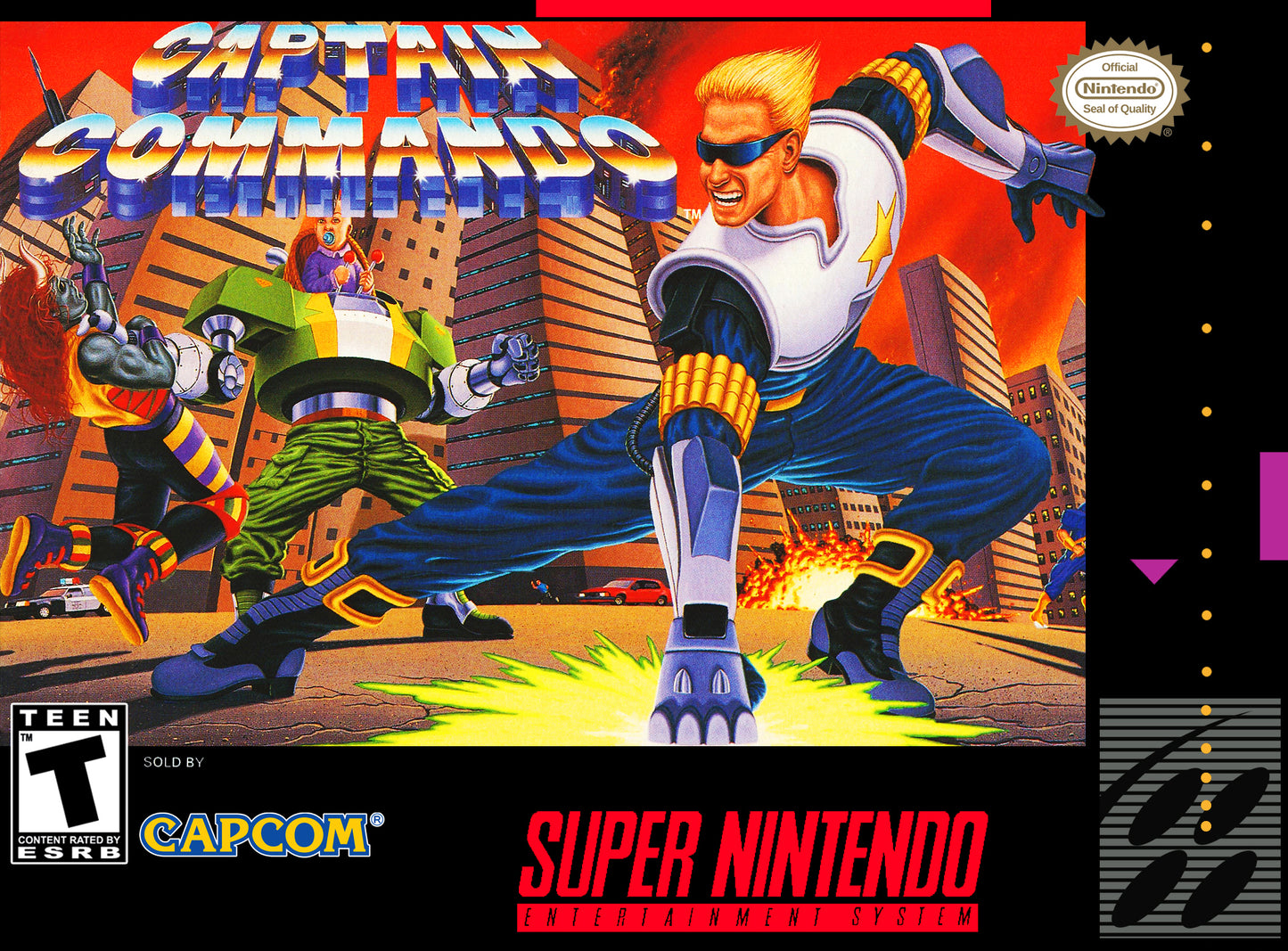 CAPTAIN COMMANDO - SNES (W/BOX & MANUAL)