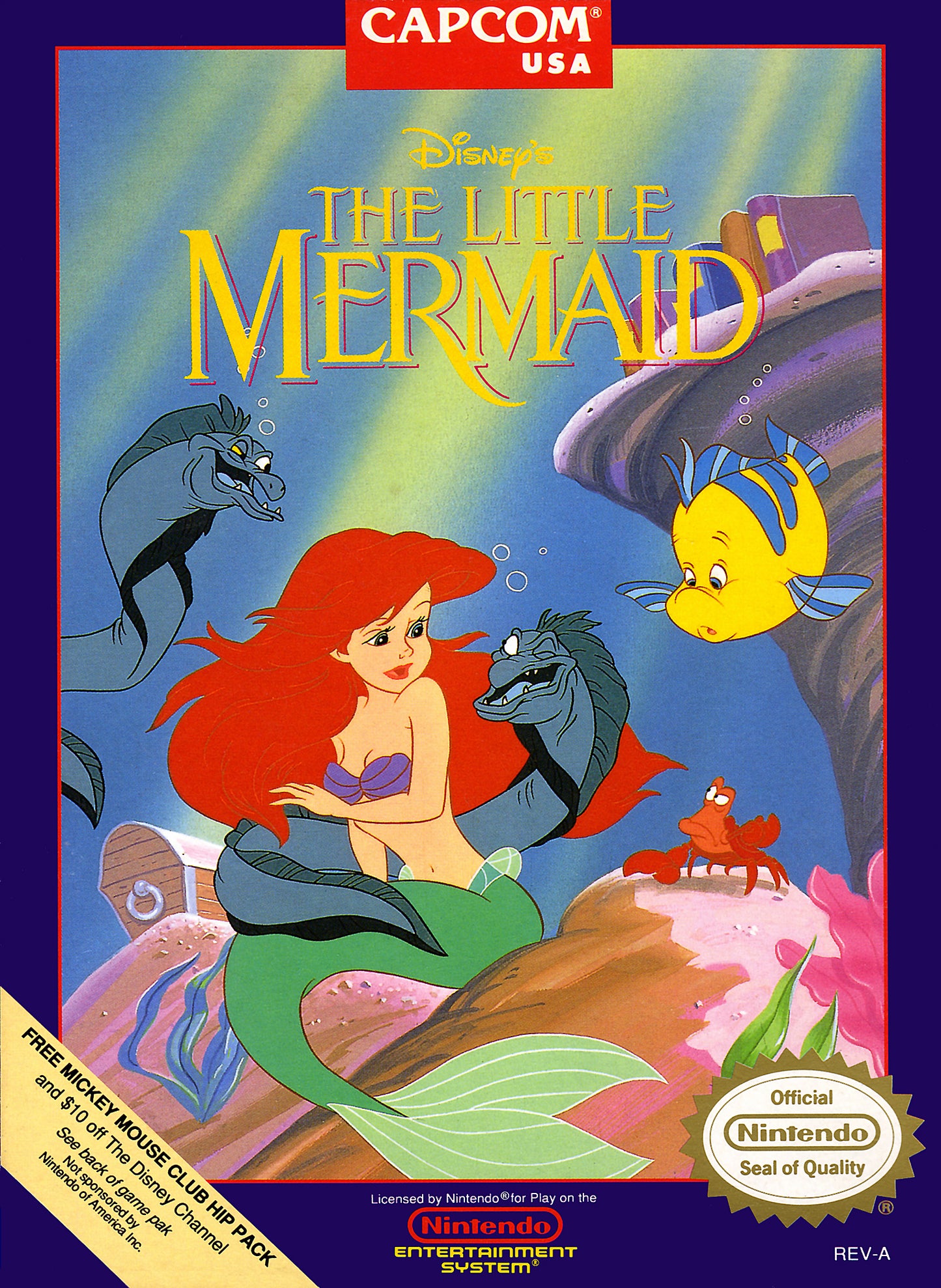 LITTLE MERMAID - NES