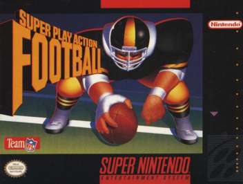 SUPER PLAY ACTION FOOTBALL - SNES (W/BOX & MANUAL)