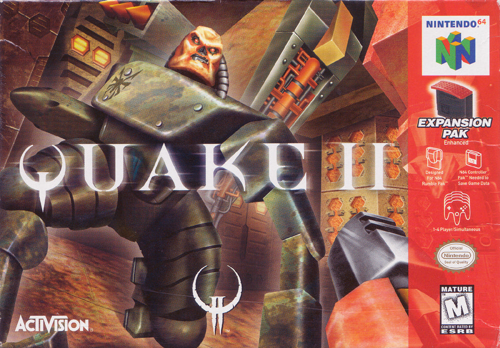 QUAKE II - N64 (W/BOX & MANUAL)