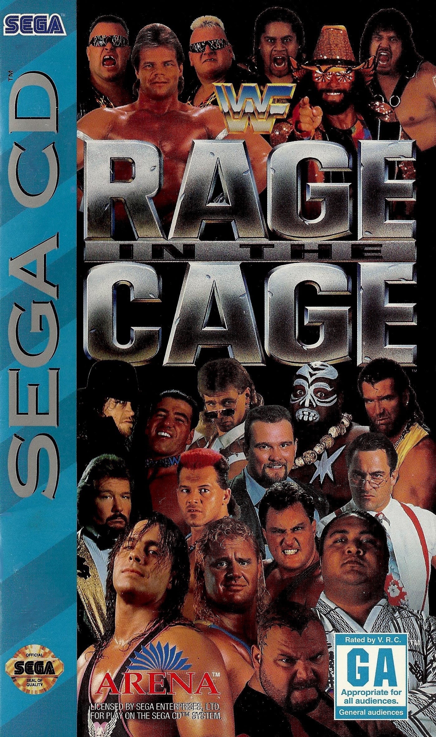 WWF: RAGE IN THE CAGE - SEGACD