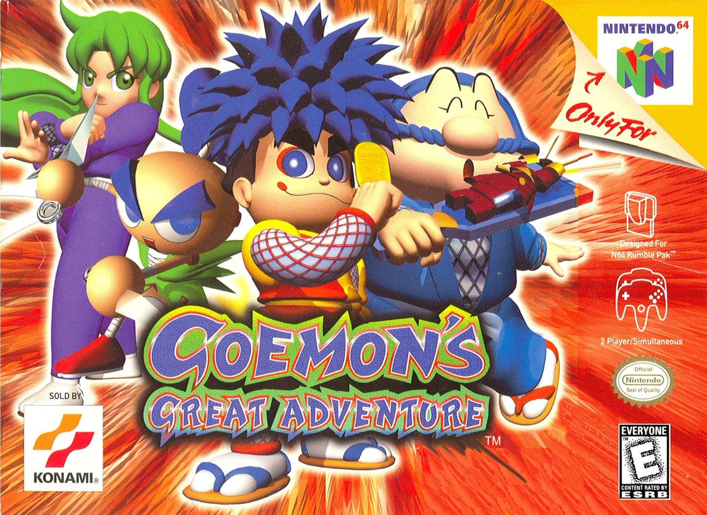 GOEMON'S GREAT ADVENTURE - N64 (W/BOX)