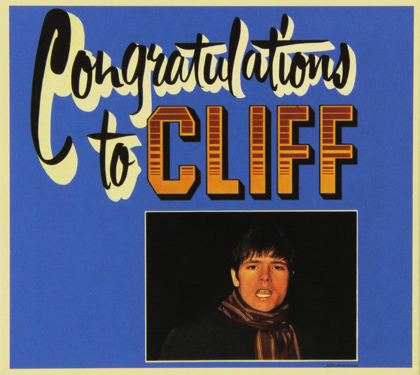 RICHARD, CLIFF - CONGRATULATIONS TO CLIFF