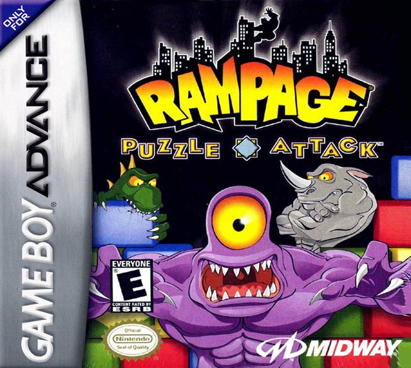 RAMPAGE: PUZZLE ATTACK - GBA