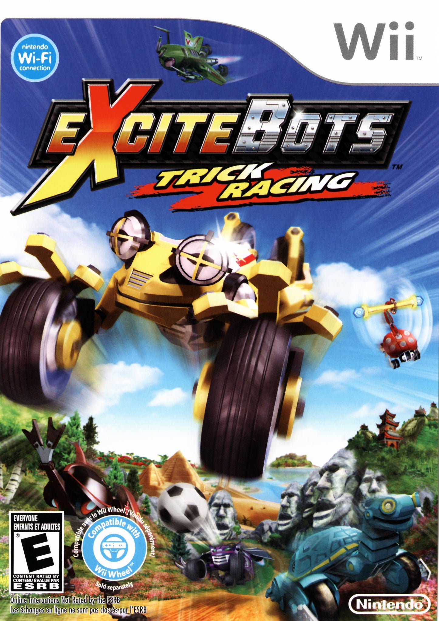 EXCITEBOTS: TRICK RACING (W/WHEEL) - WII