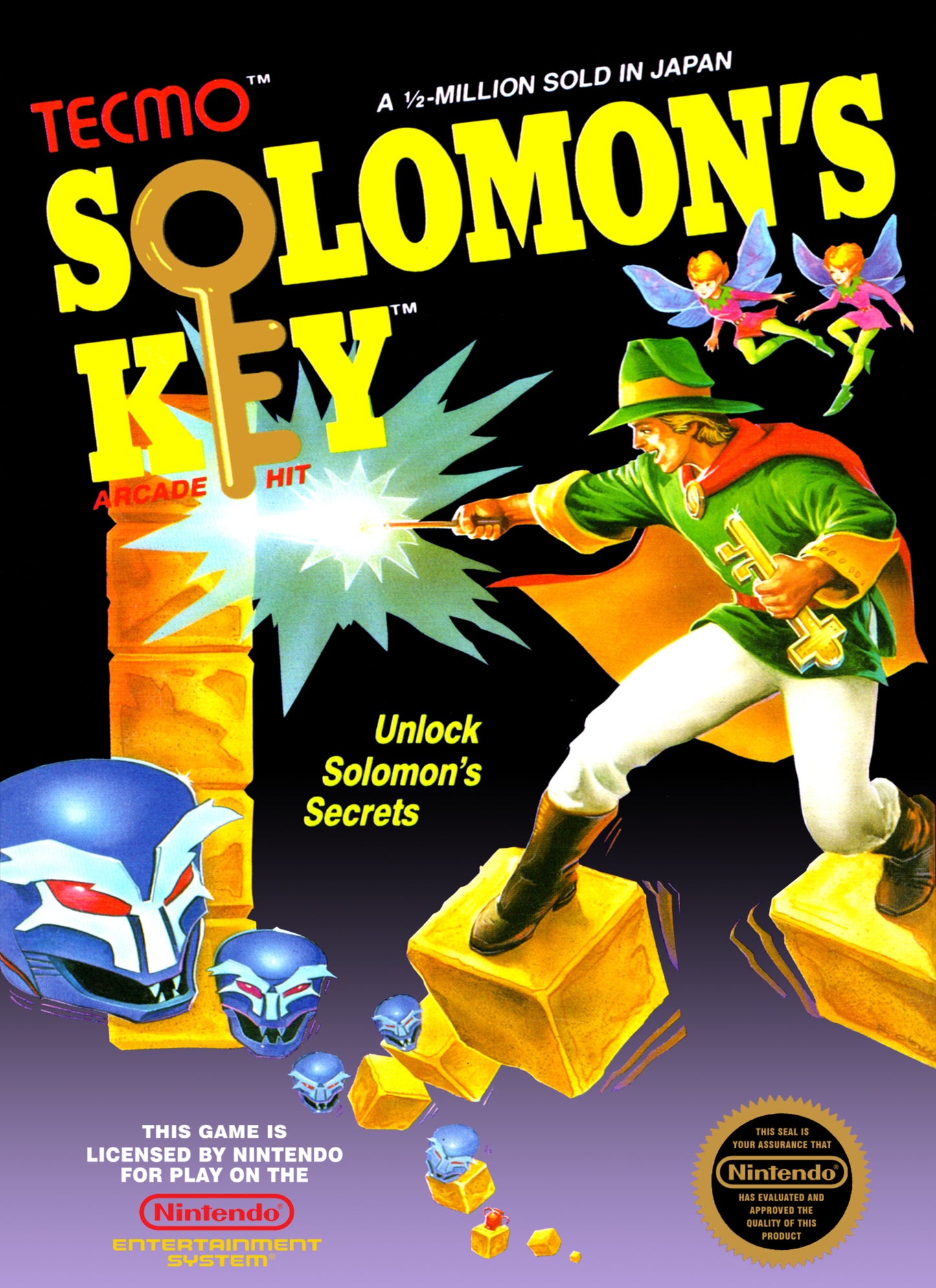SOLOMON'S KEY - NES (W/BOX)
