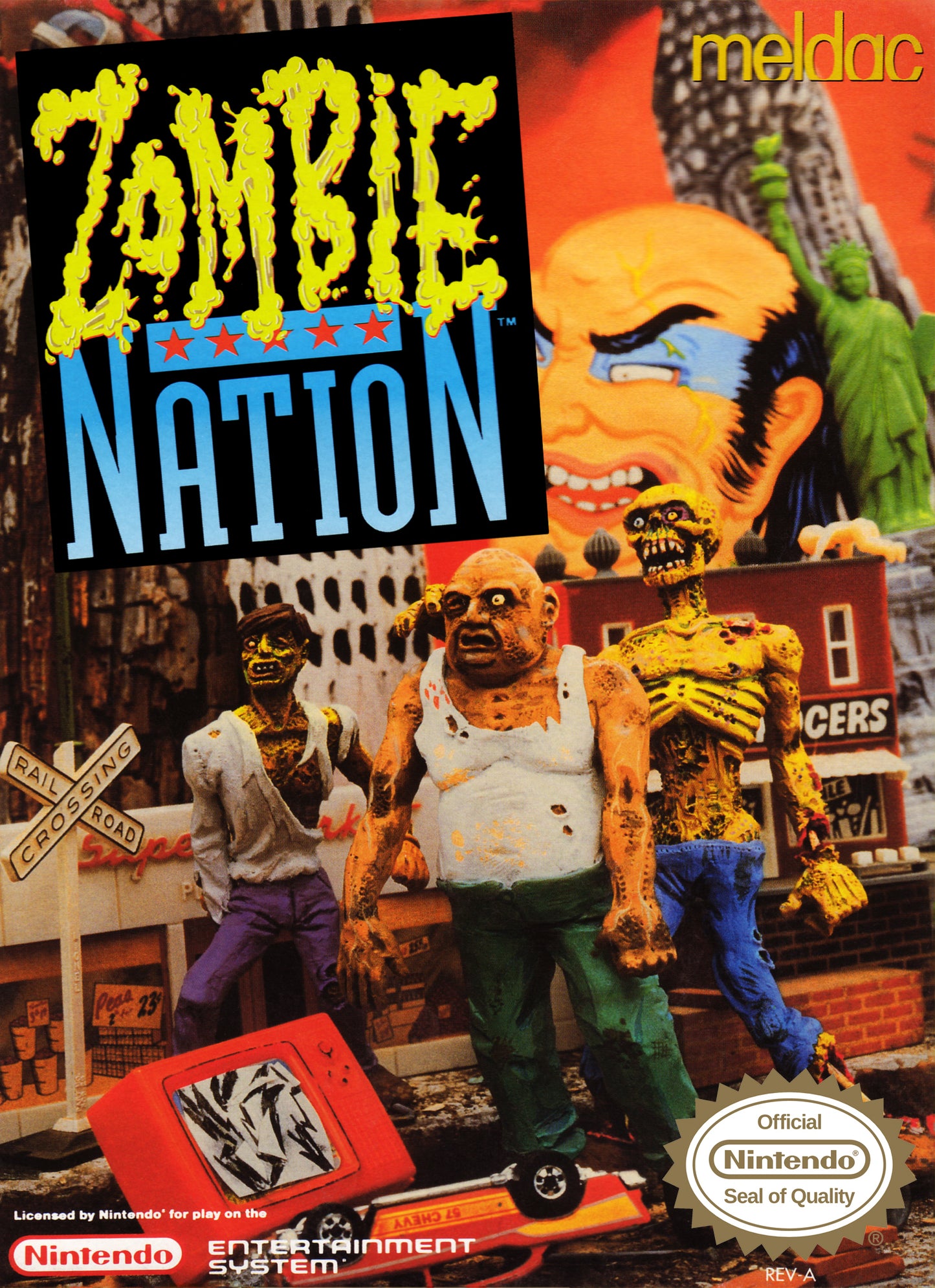 ZOMBIE NATION - NES (W/BOX)