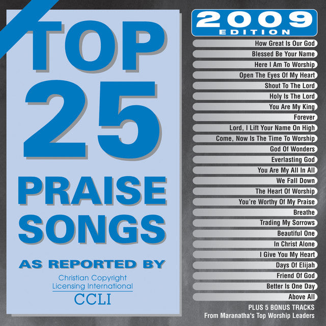 VARIOUS - TOP 25 PRAISE SONGS 2009