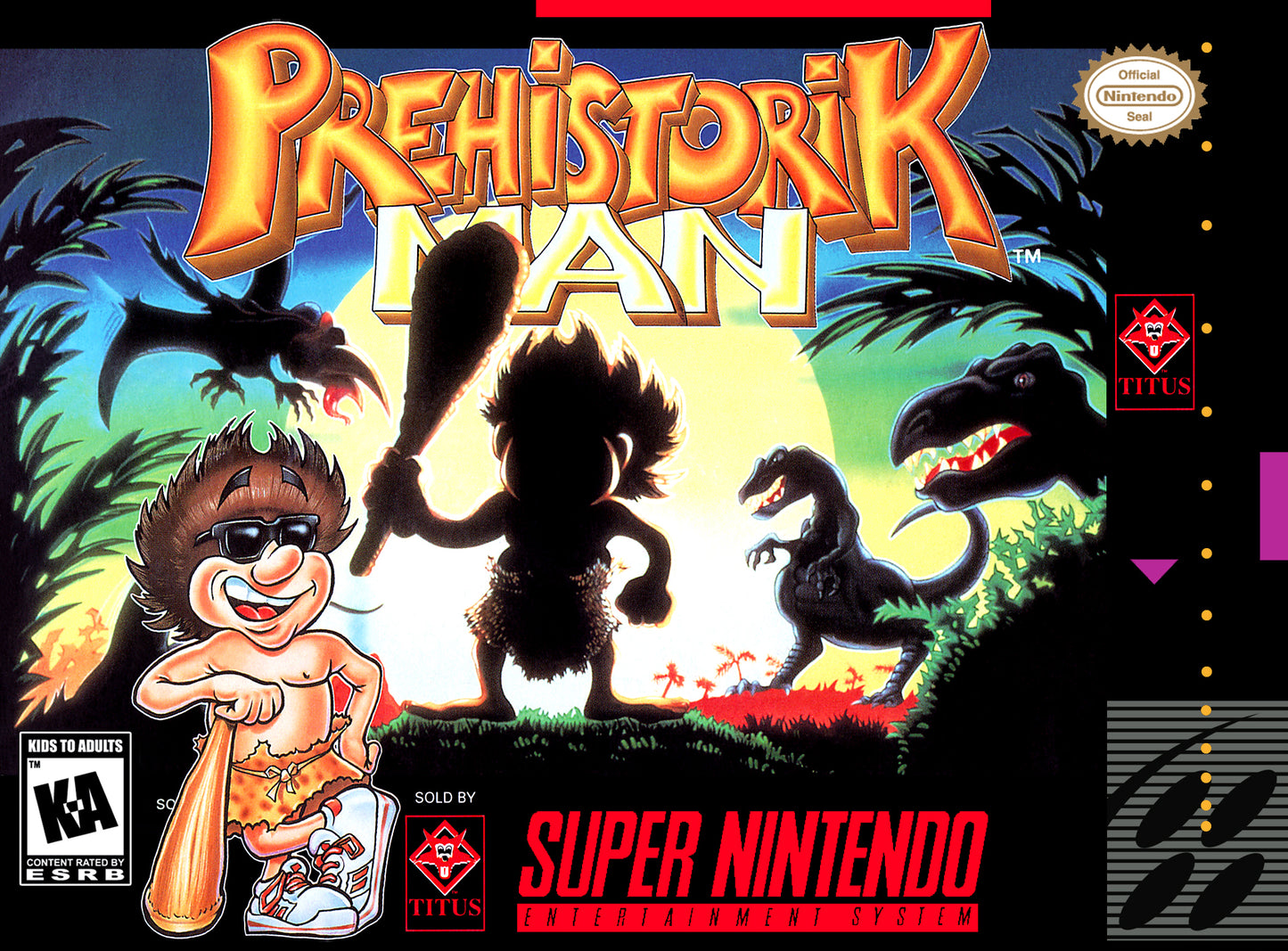 PREHISTORIK MAN - SNES (W/BOX)