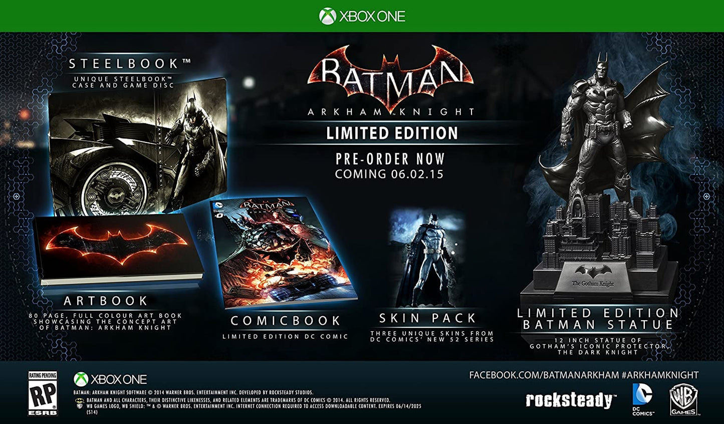 BATMAN: ARKHAM KNIGHT (LTD EDITION) - XBXONE